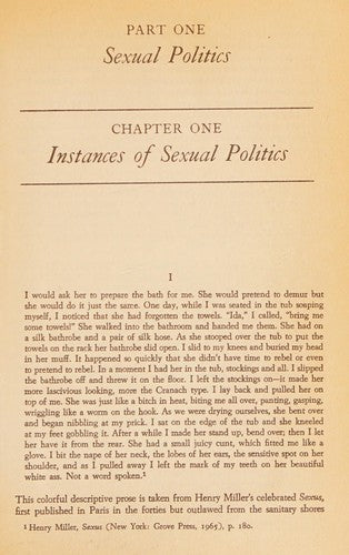 Sexual Politics