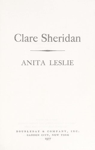 Clare Sheridan