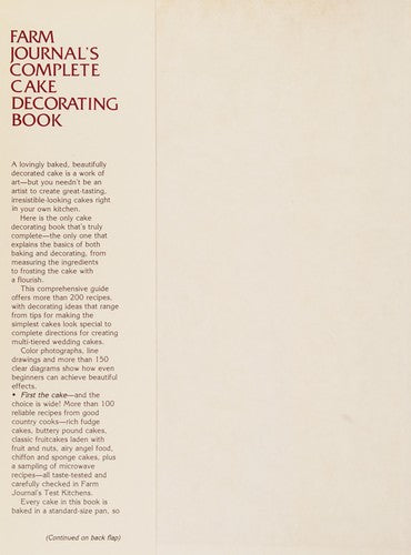 Farm Journal's Complete Cake Decorating Book
