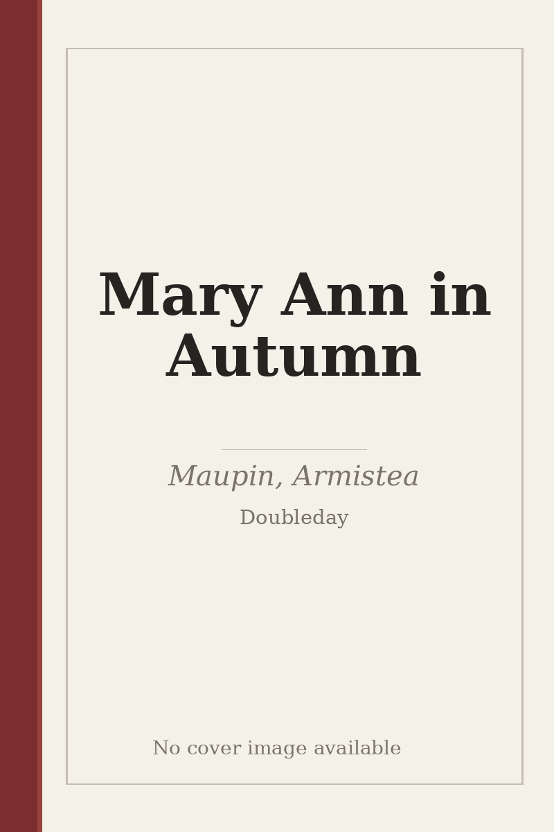 Mary Ann in Autumn - no cover image available