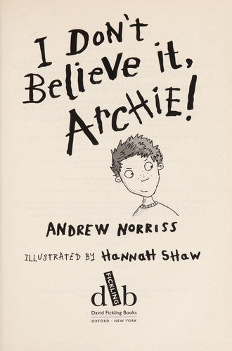 I Don't Believe It, Archie!