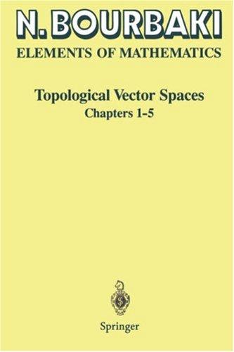 Topological Vectors Spaces: Elements of Mathematics