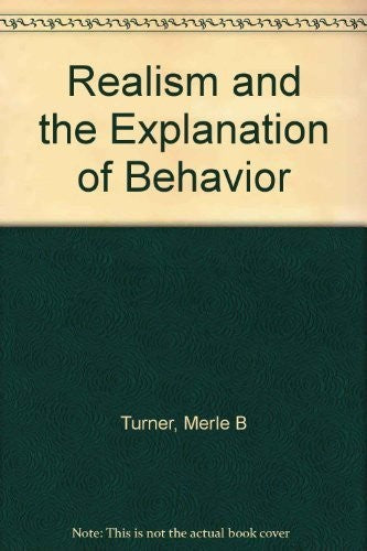 Realism and the Explanation of Behavior