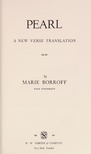 Pearl: A New Verse Translation