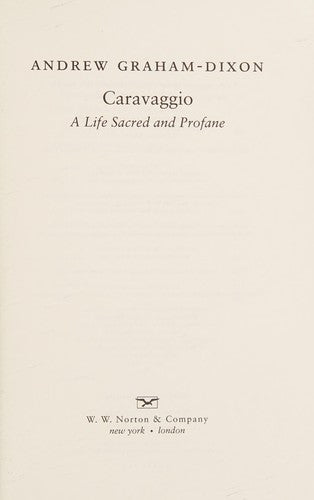 Caravaggio – A Life Sacred and Profane