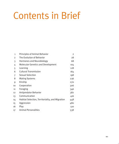 Principles of Animal Behavior 3e ISE