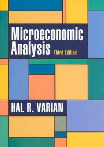 Microeconomics Analysis 3e