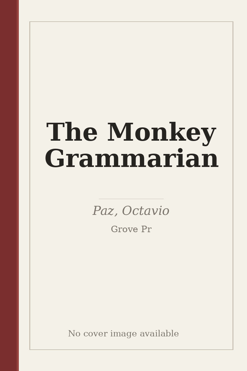 The Monkey Grammarian - no cover image available