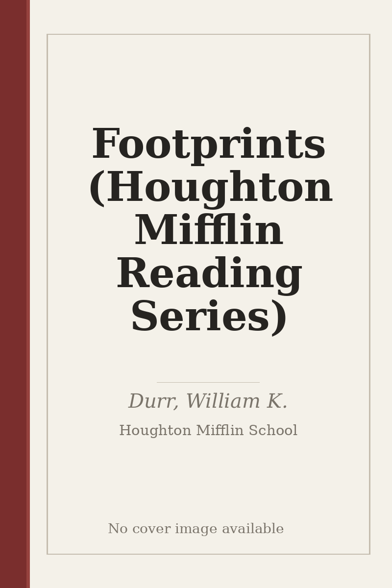Footprints (Houghton Mifflin Reading Series) - no cover image available
