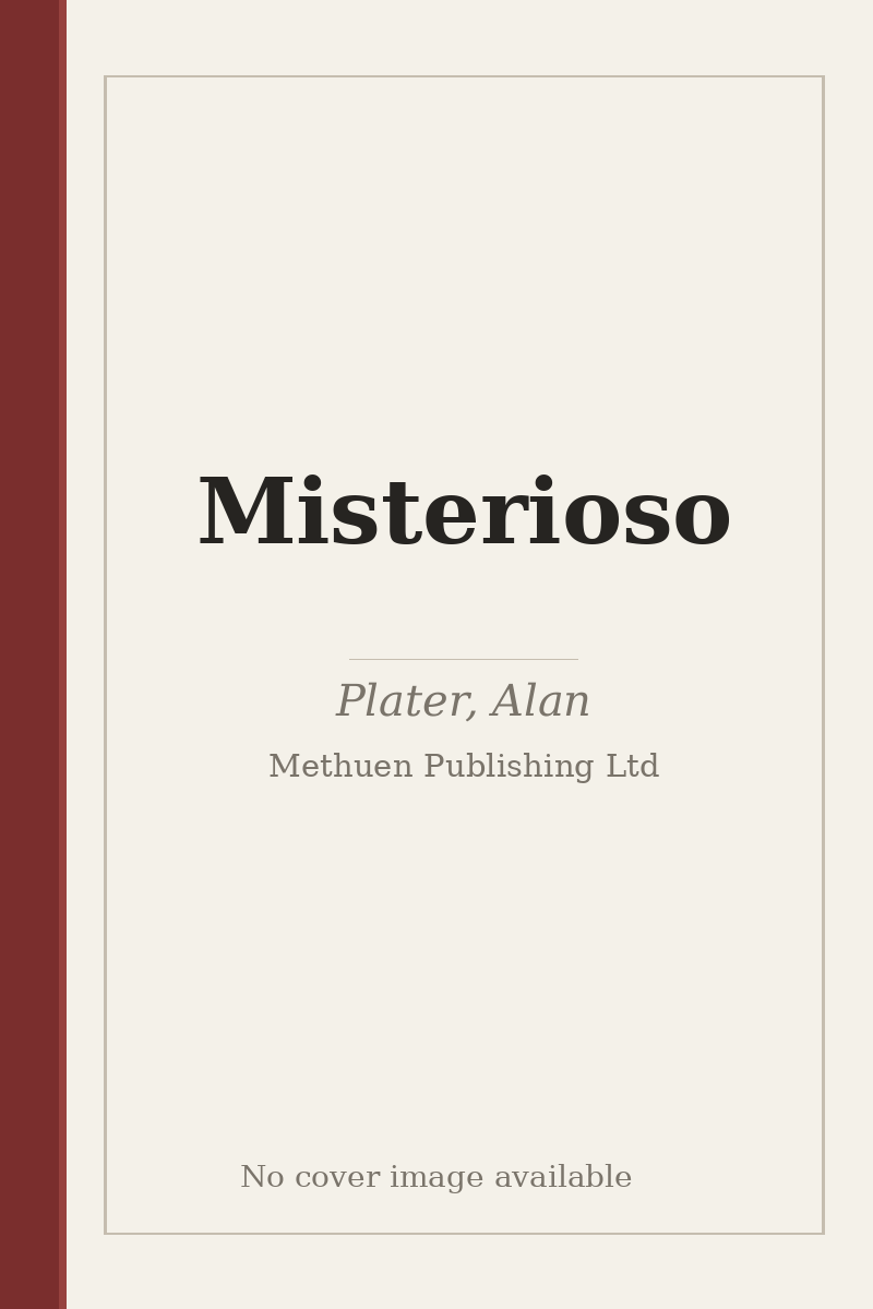 Misterioso - no cover image available