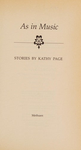 As in Music and Other Stories