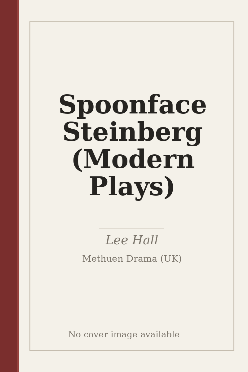 Spoonface Steinberg (Modern Plays) - no cover image available