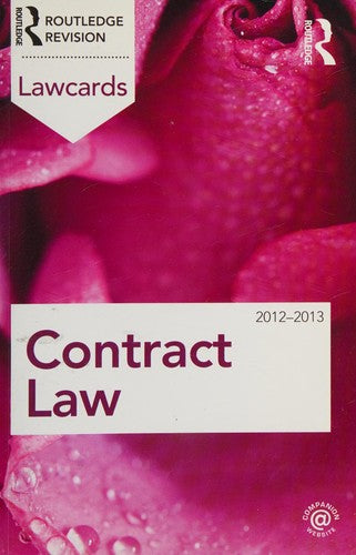 Contract Lawcards 6/e: Sixth edition