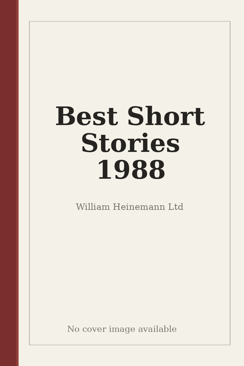 Best Short Stories 1988 - no cover image available