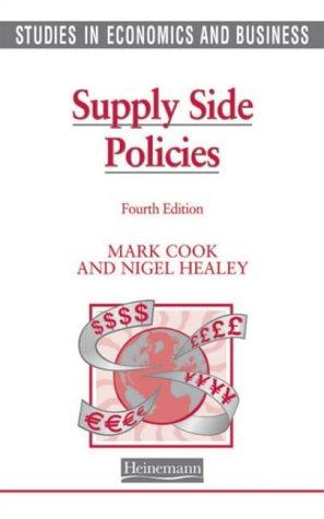 Studies in Economics and Business: Supply Side Policies