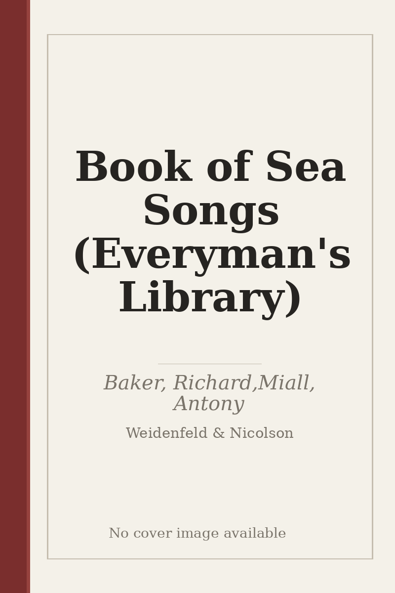 Book of Sea Songs (Everyman's Library) - no cover image available