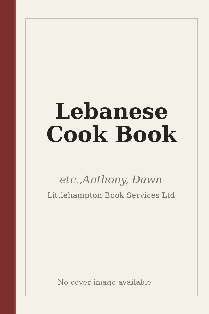 Lebanese Cook Book - no cover image available