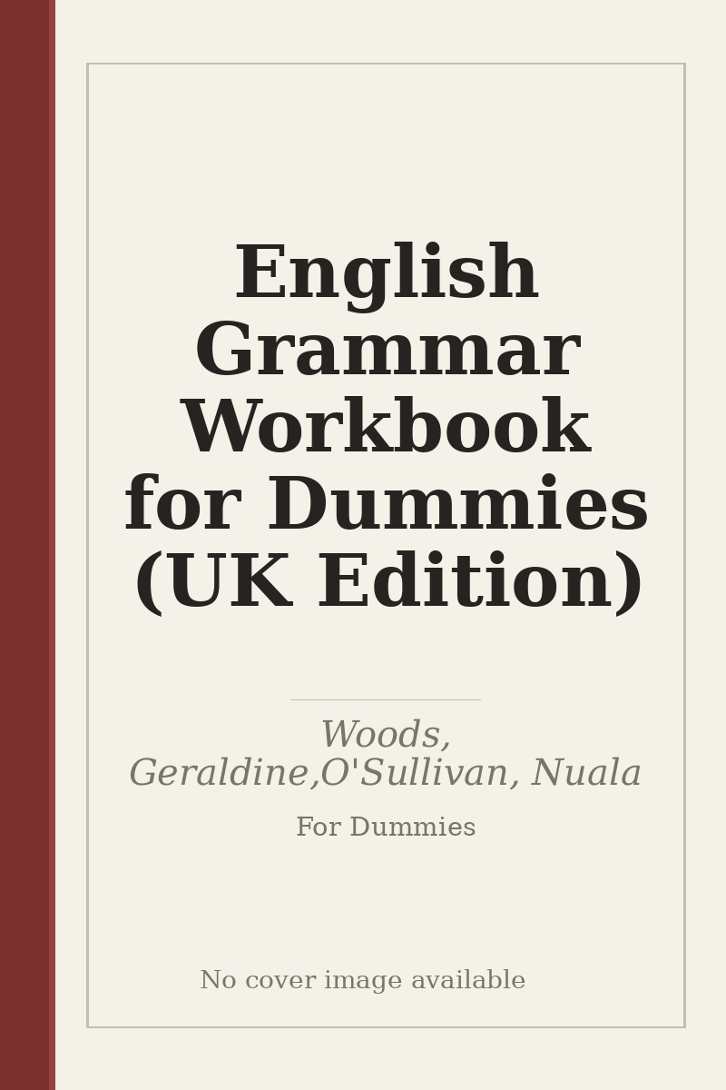 English Grammar Workbook for Dummies (UK Edition) - no cover image available