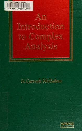 An Introduction to Complex Analysis