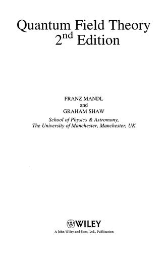 Quantum Field Theory, 2nd Edition