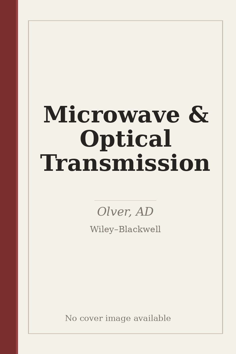 Microwave & Optical Transmission - no cover image available