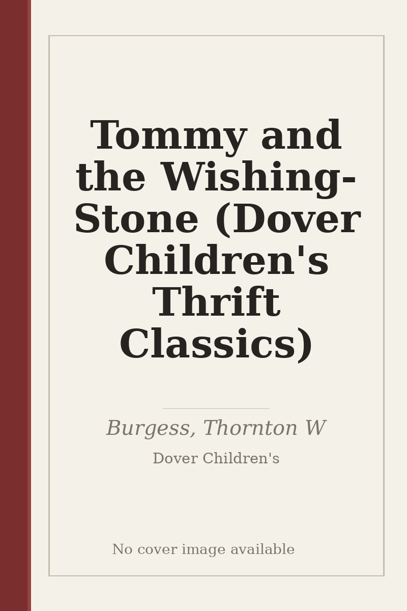 Tommy and the Wishing-Stone (Dover Children's Thrift Classics) - no cover image available