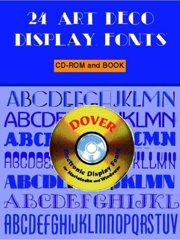 24 Art Deco Display Fonts (Dover Electronic Clip Art)