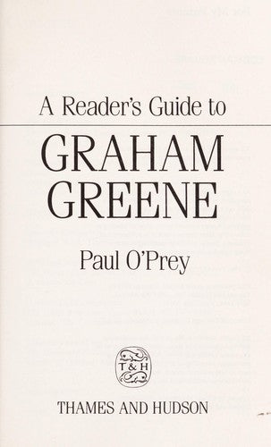 Graham Greene (Reader's Guides)
