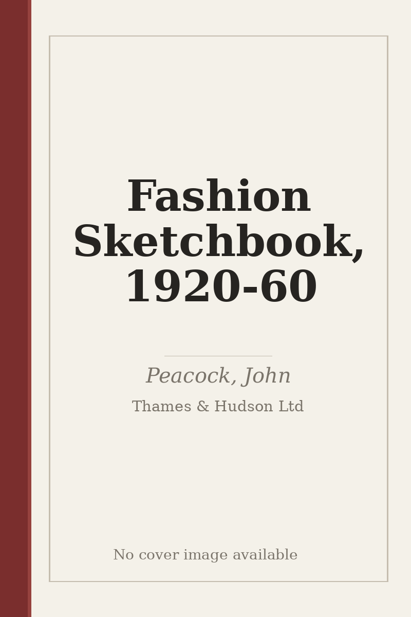 Fashion Sketchbook, 1920-60 - no cover image available