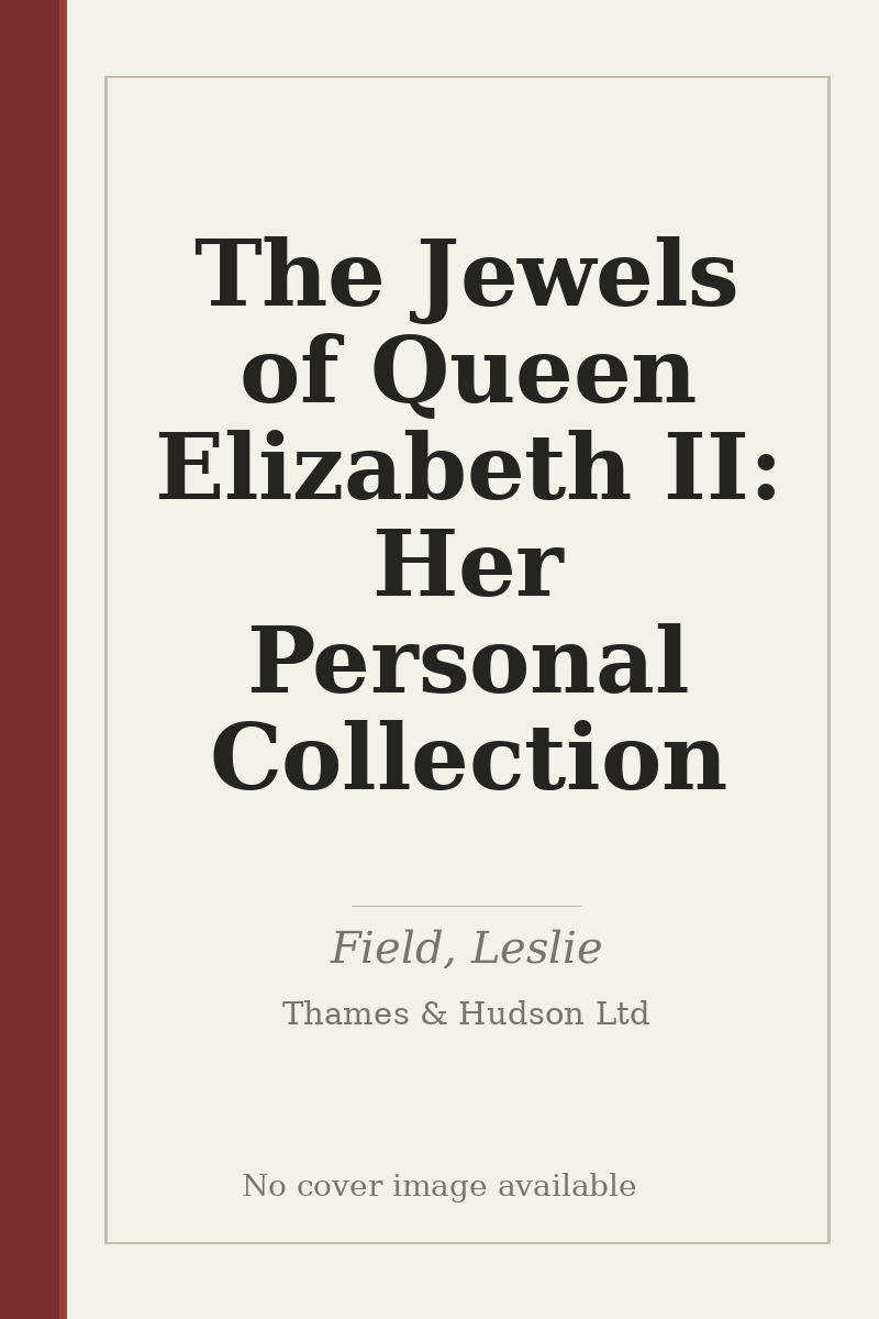 The Jewels of Queen Elizabeth II: Her Personal Collection - no cover image available