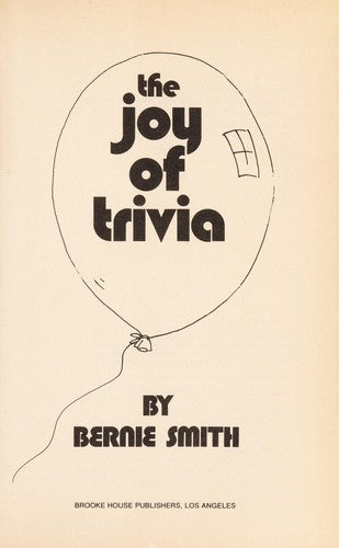 The Joy of Trivia