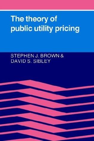 Theory of Public Utility Pricing