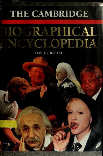 The Cambridge Biographical Encyclopedia