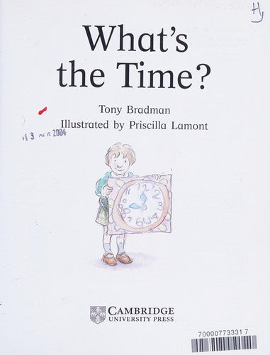 What's the Time? (Cambridge Reading)