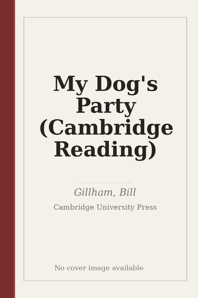 My Dog's Party (Cambridge Reading) - no cover image available