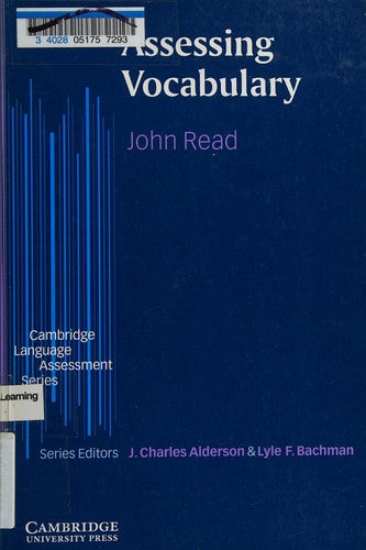Assessing Vocabulary (Cambridge Language Assessment)