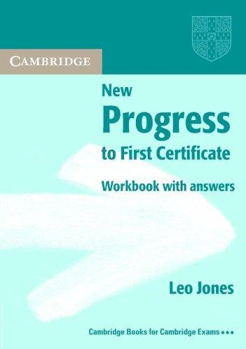 New Progress to First Certificate Workbook with answers