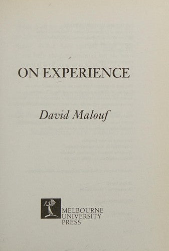 On Experience (Little Books on Big Themes)