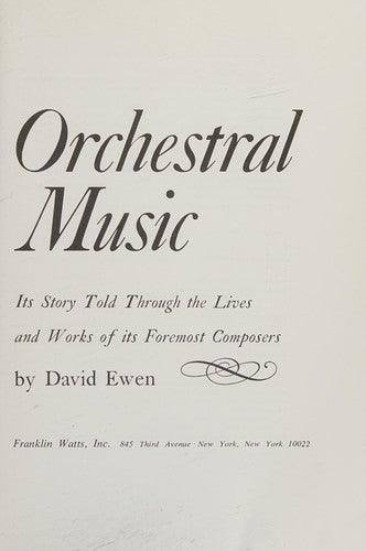 Orchestral Music