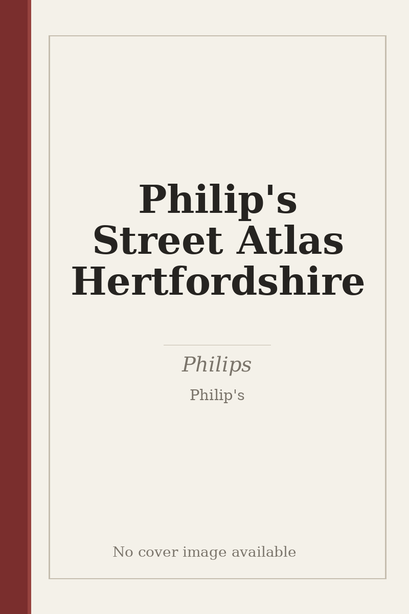 Philip's Street Atlas Hertfordshire - no cover image available