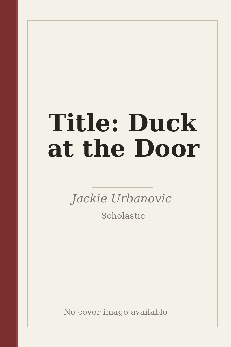 Title: Duck at the Door - no cover image available