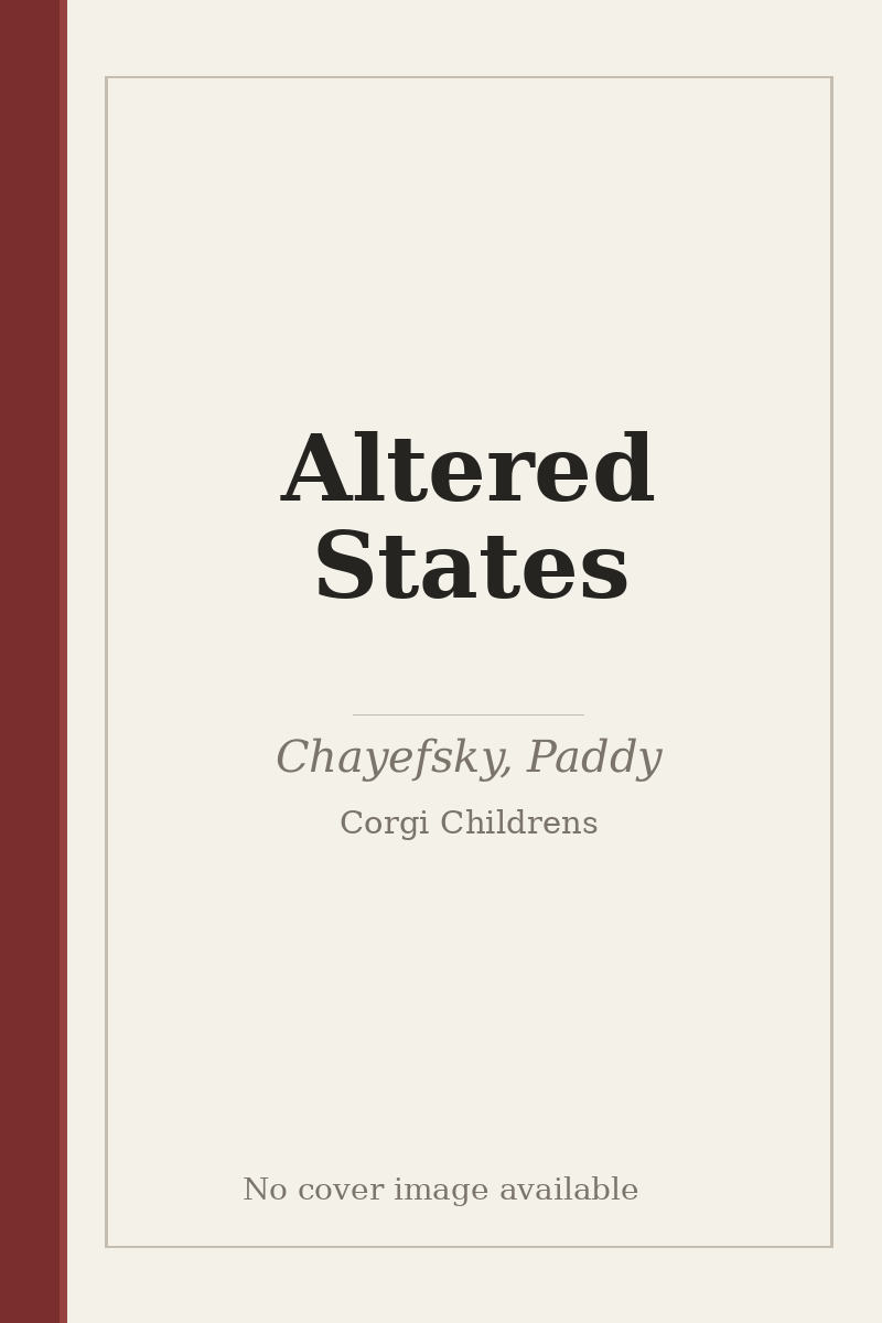 Altered States - no cover image available