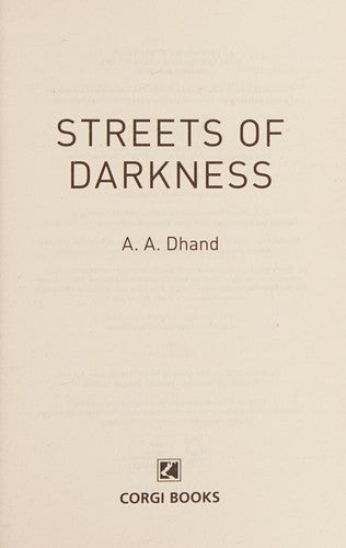 Streets of Darkness: Dhand A.A. (D.I. Harry Virdee)