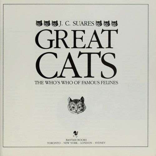 Great Cats: The Who's Who of Famous Cats