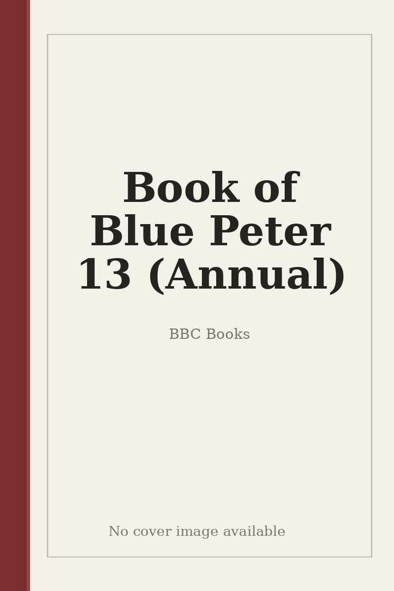Book of Blue Peter 13 (Annual) - no cover image available