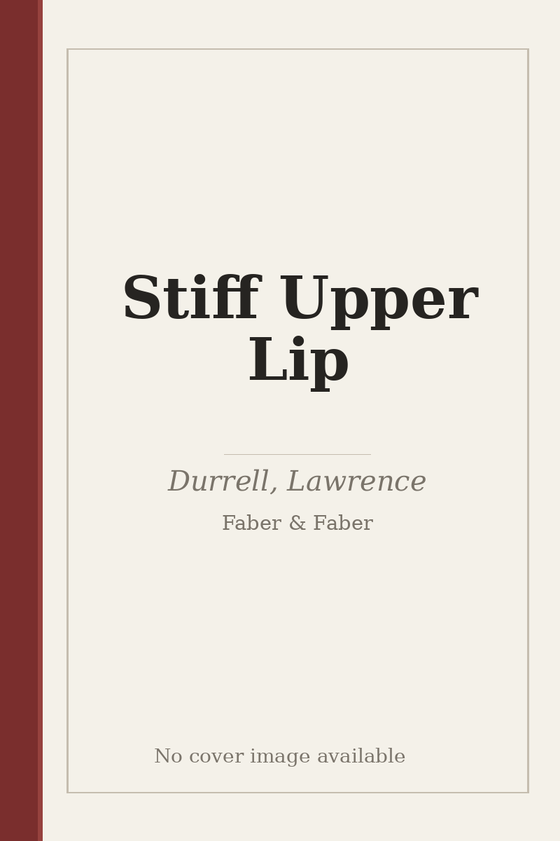 Stiff Upper Lip - no cover image available