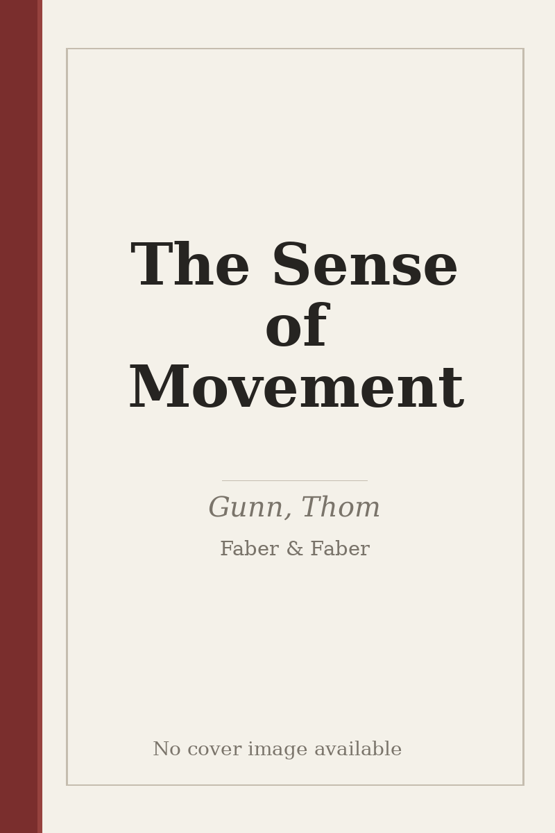 The Sense of Movement - no cover image available