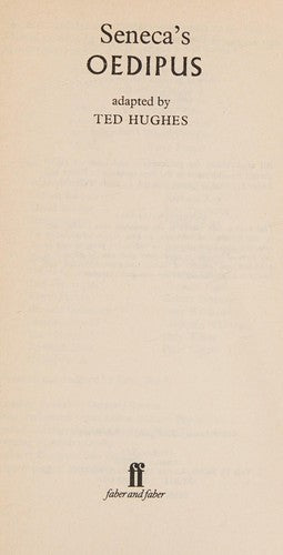Seneca's Oedipus