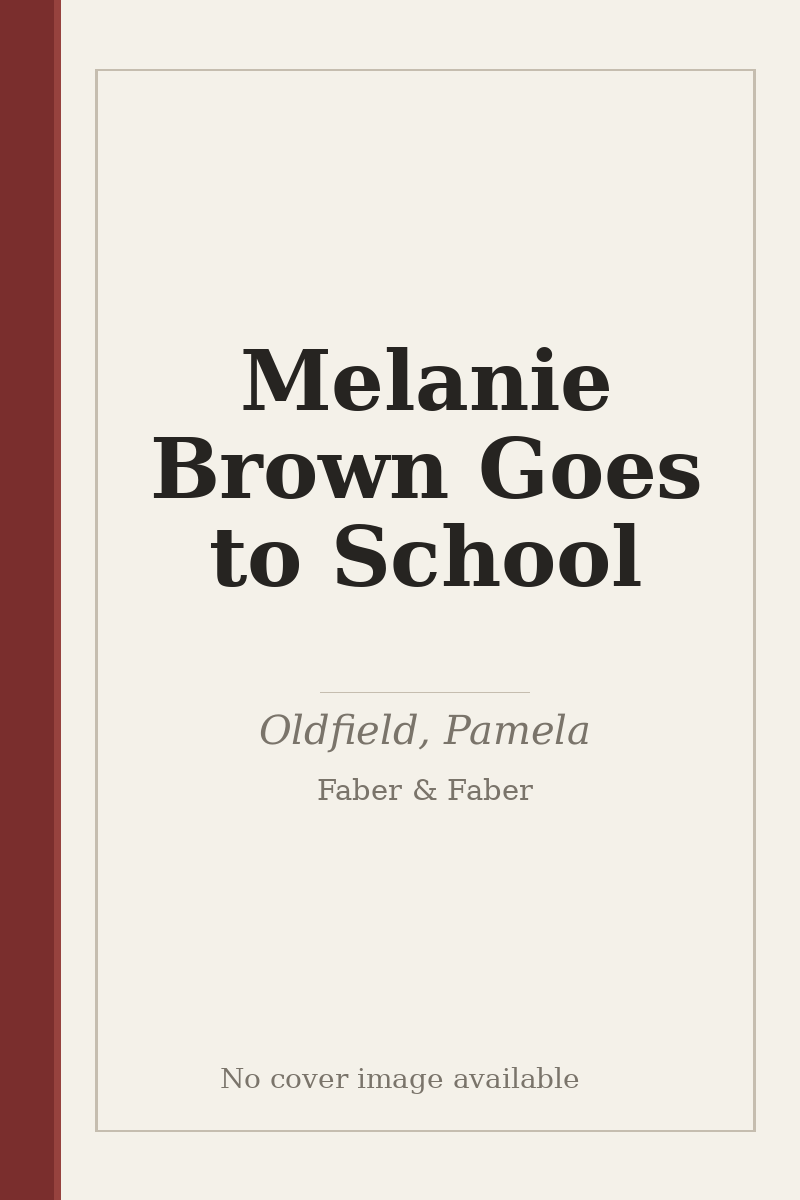 Melanie Brown Goes to School - no cover image available