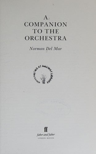 A Companion to the Orchestra